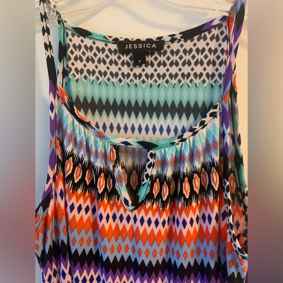 Colourful summer dress - Picture 2 of 3